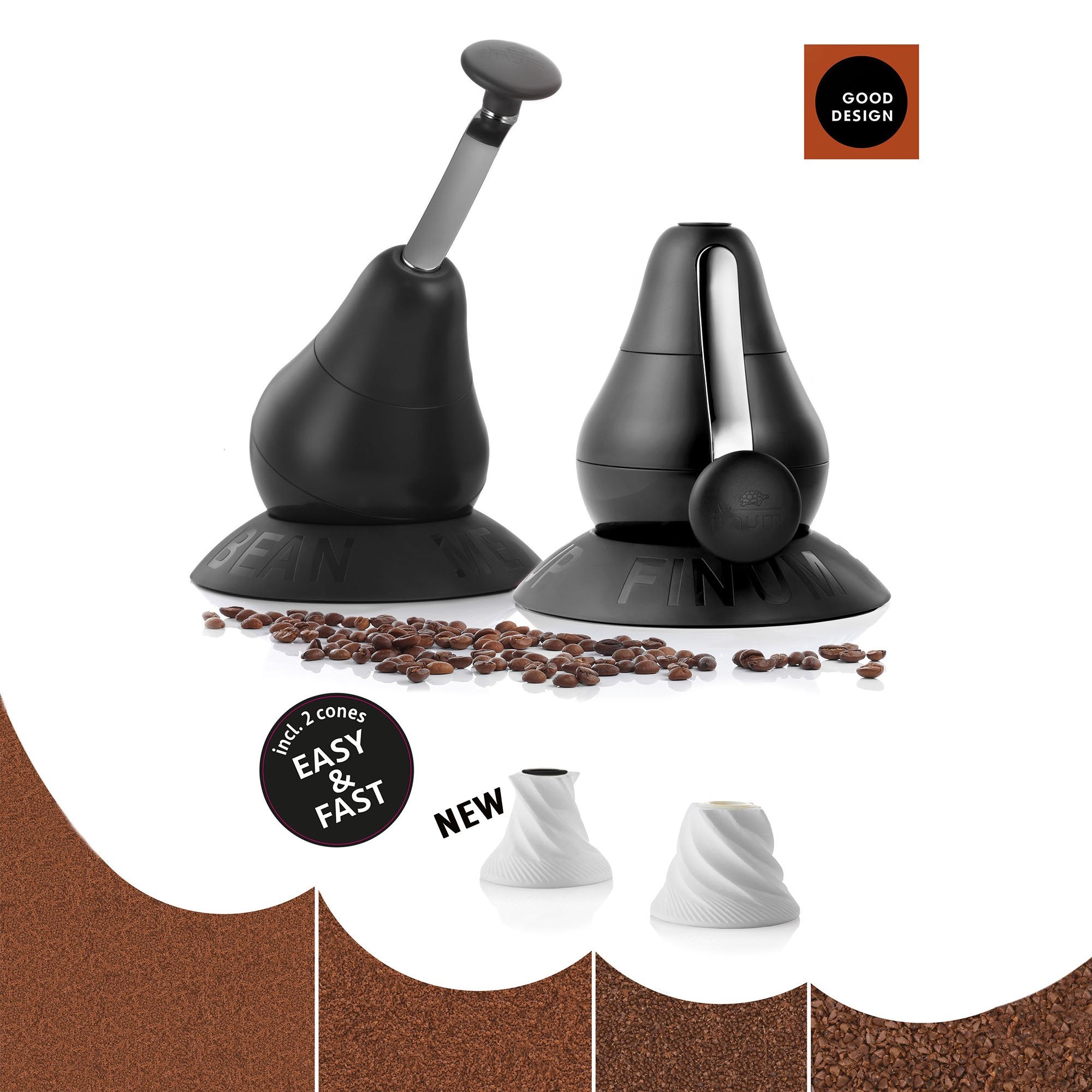 Escali® London Sip Manual Coffee Grinder – Fresh Roasted Coffee